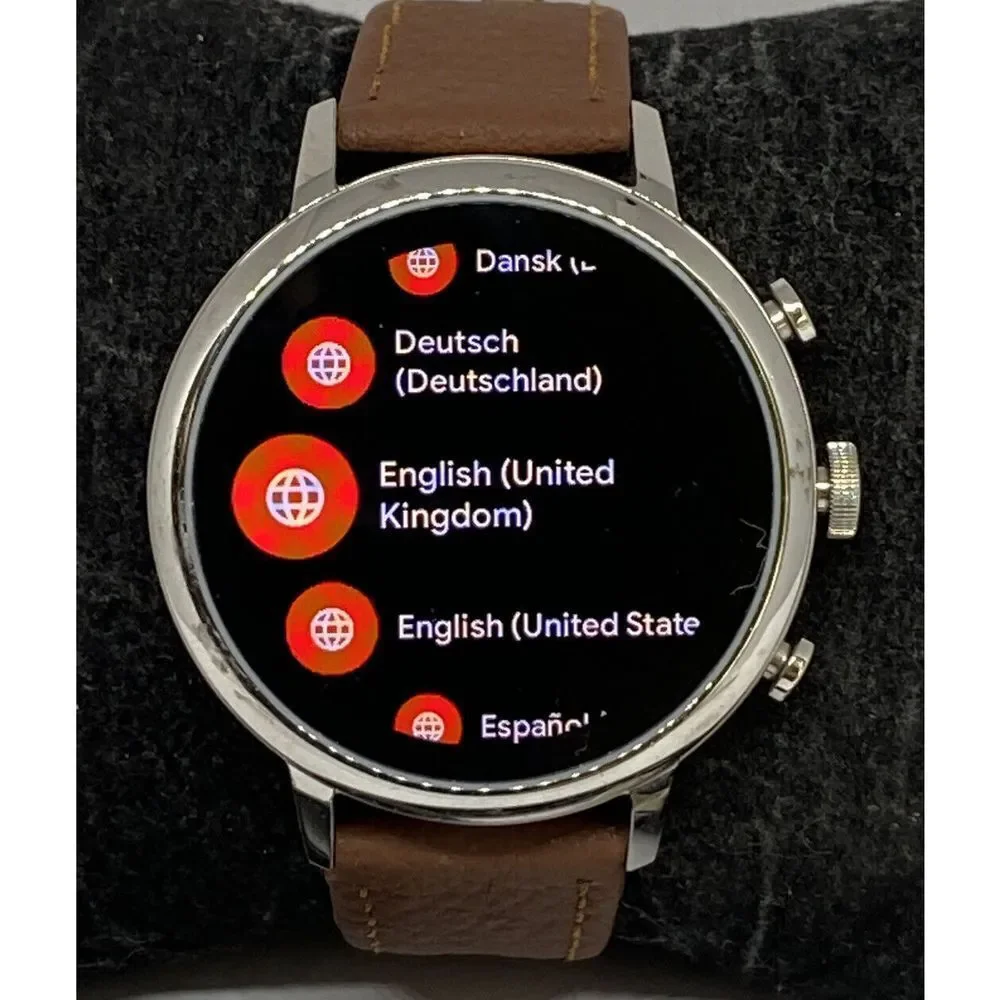 Fossil Gen 4 Authentic Digital Dial Smart Watch Custom Band FTW6017 LT314